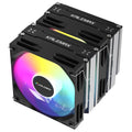 CPU Air Cooler Dual-Tower with Dual 120mm ARGB Fans - Quiet High
