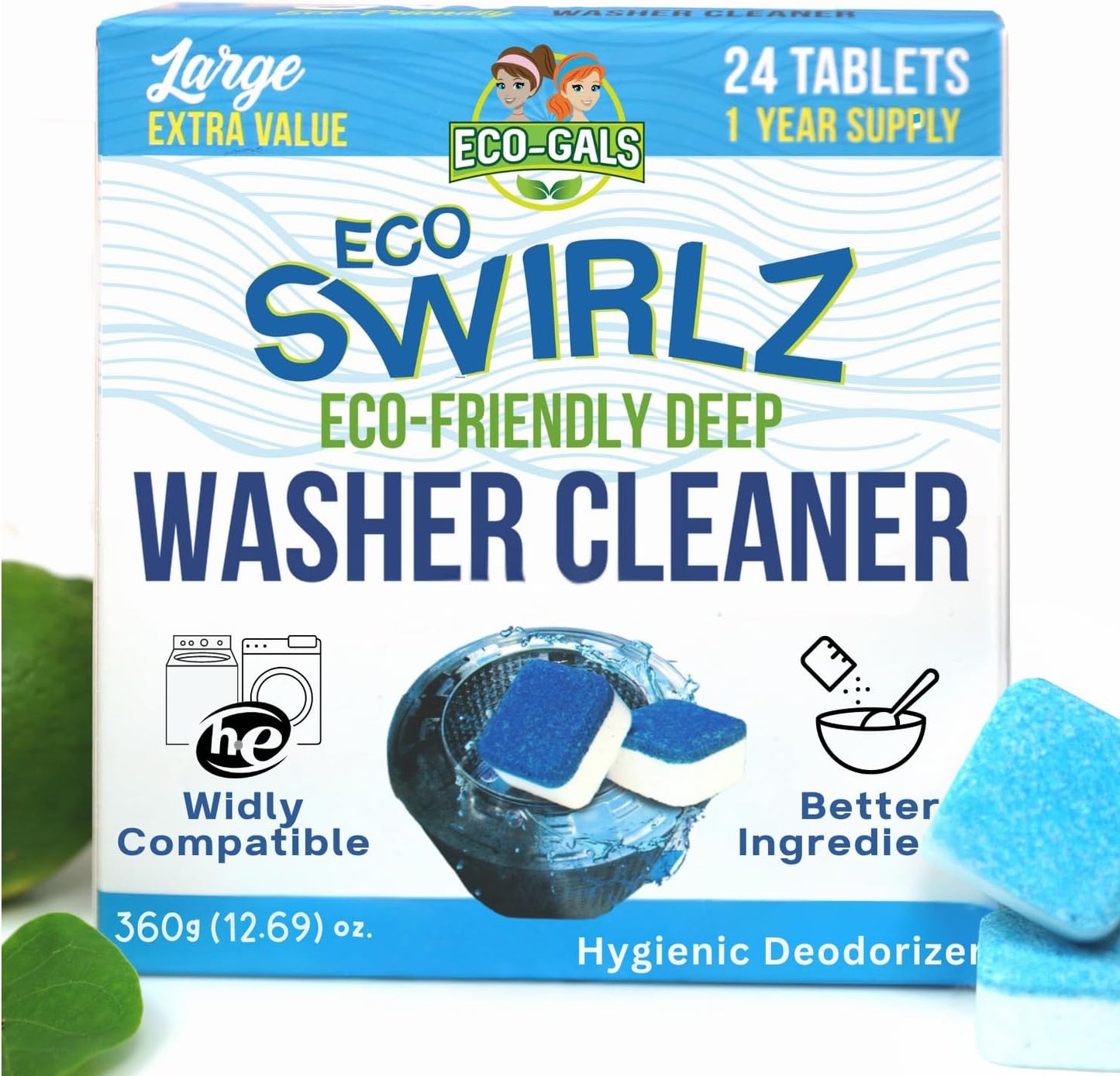 Odor-Busting Washer Tablets by ECO-GALS