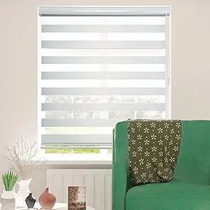 Custom Size Zebra Blinds for Window Privacy and Light Filtering