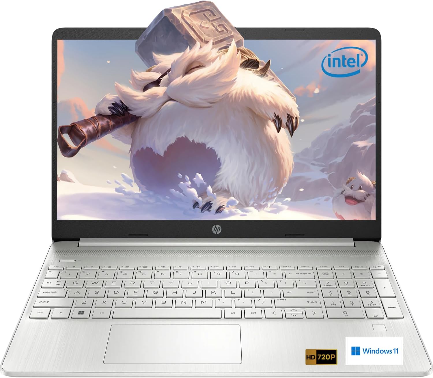 HP Laptop with 15.6 in HD Display and 32GB DDR4 RAM for Productivity