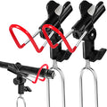 Upgraded Fishing Rod Holders for Bank Fishing - 2 Pack Adjustable