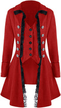 Women's Gothic Steampunk Corset Tailcoat Jacket - Costume Coat