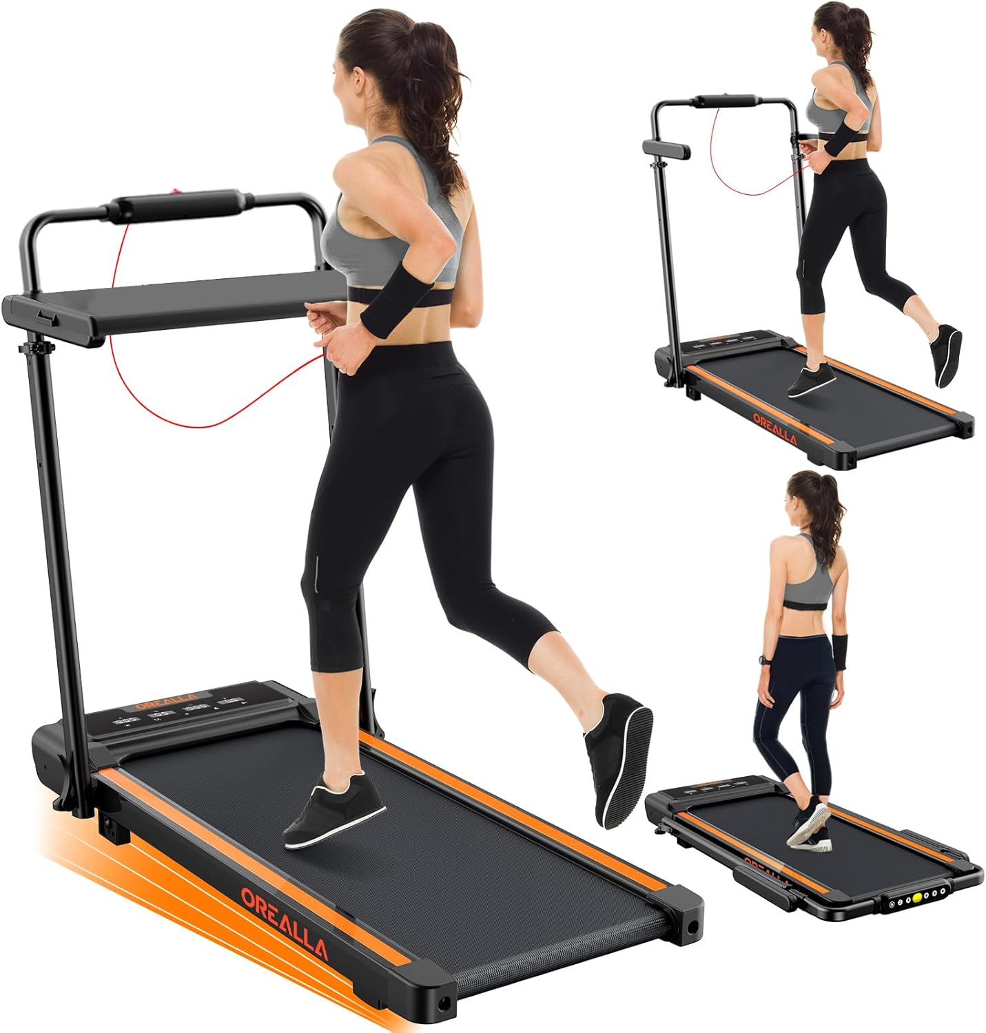 Walking Pad with 12% Incline for Home Office Fitness