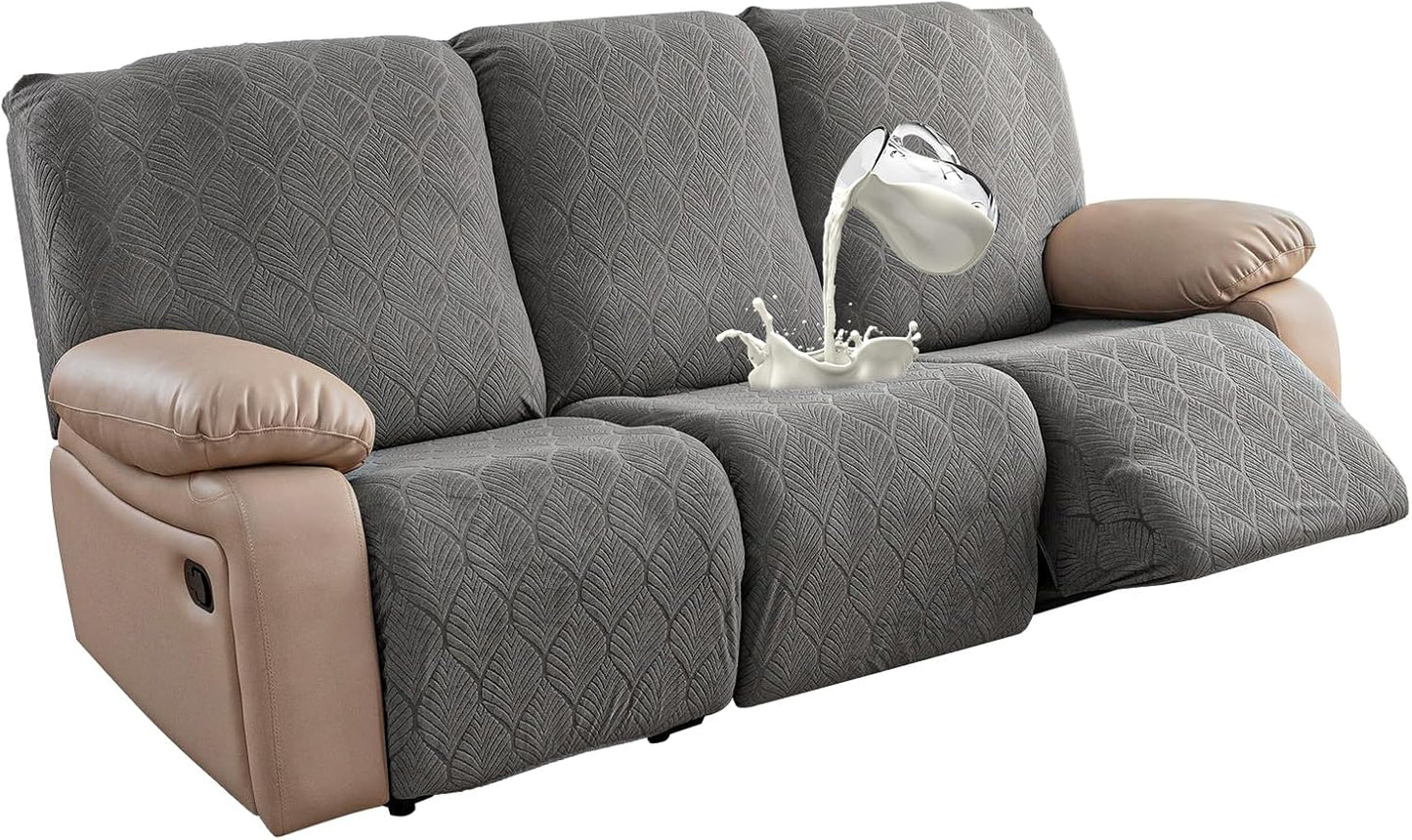 100% Waterproof Recliner Sofa Slipcovers for 3 Cushion Couch