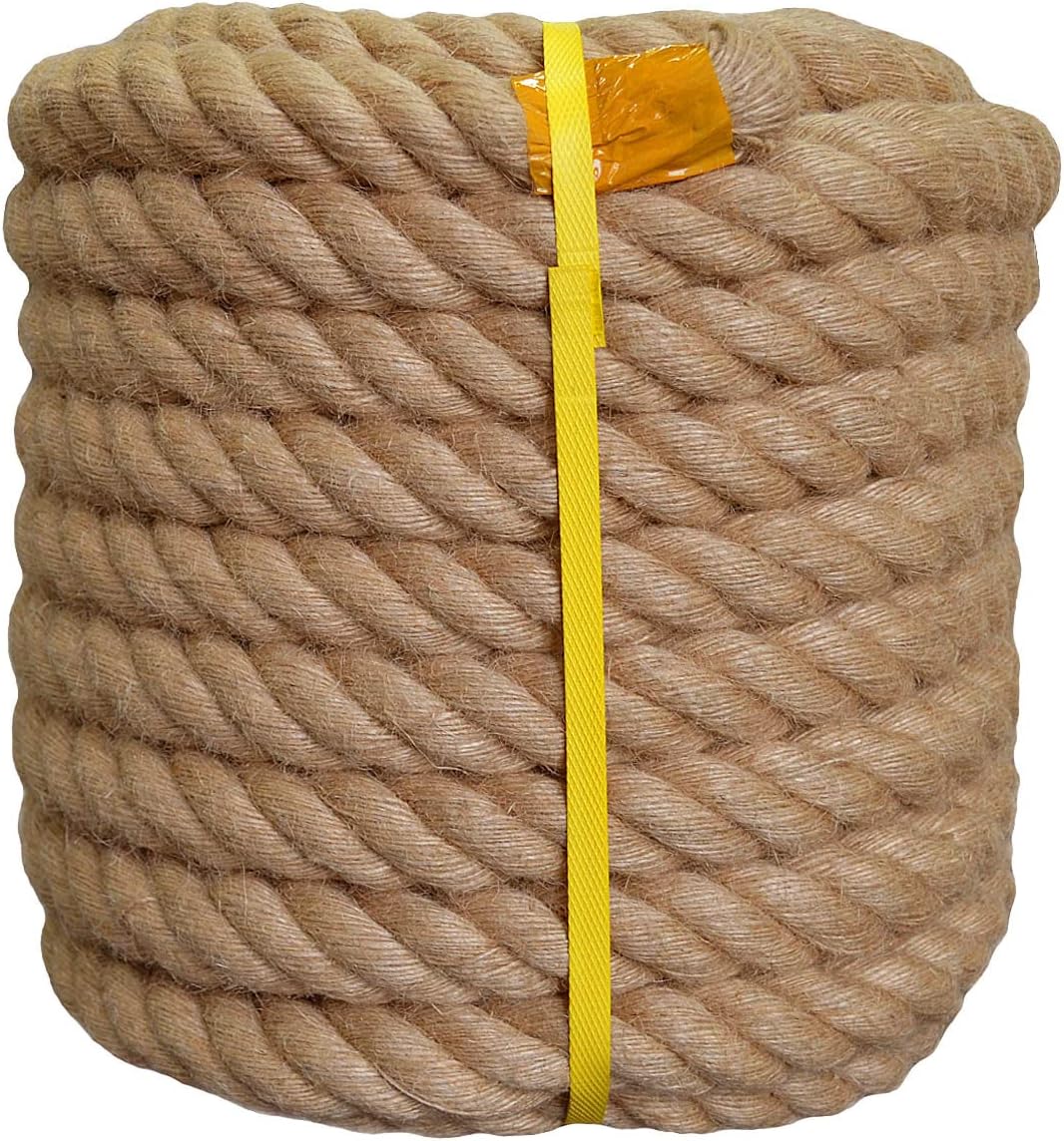 Natural Jute Hemp Rope for Docks, Climbing, and Decorating