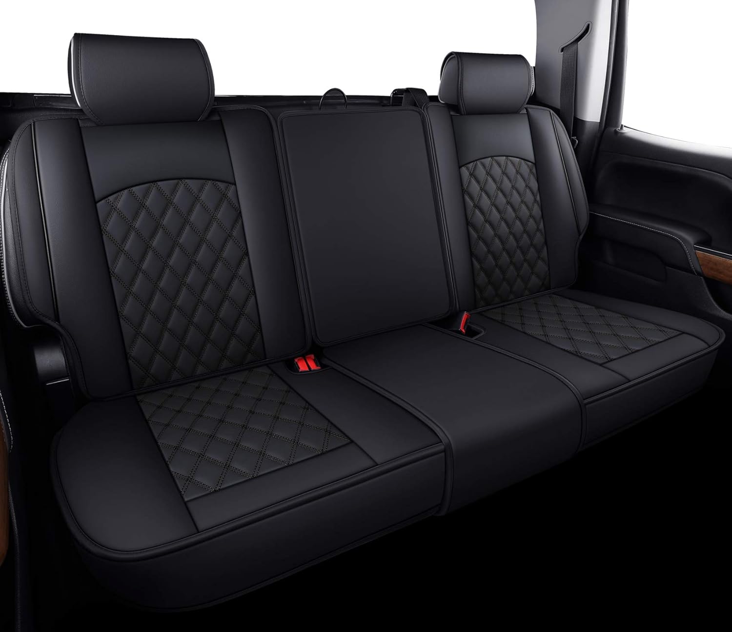 Aierxuan Back Seat Covers for Chevy Silverado GMC Sierra 2007-2025