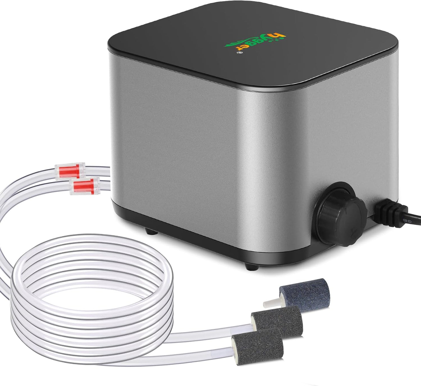 hygger Ultra Quiet Aquarium Air Pump for 300 Gallon Tanks