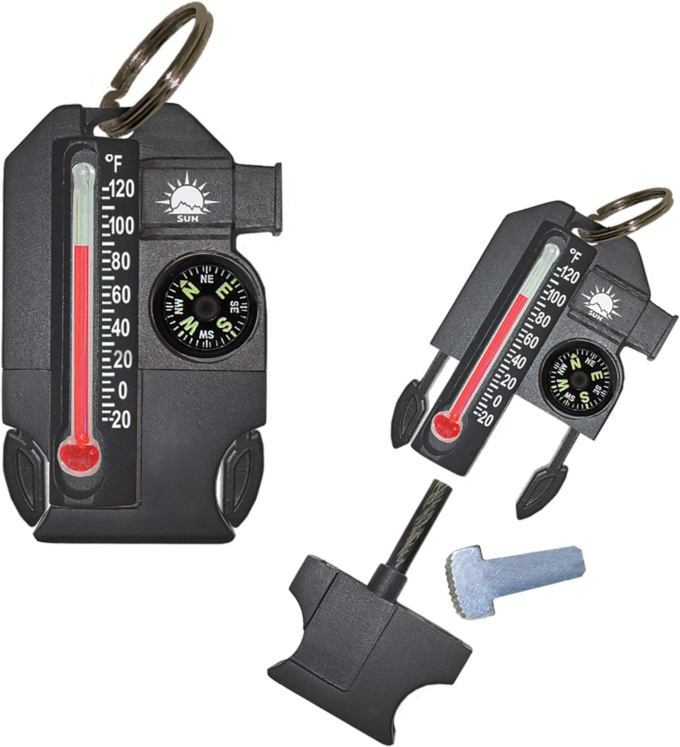 Sun Co. Outsider 4-in-1 Zipper Pull Tool - Essential Survival Gear