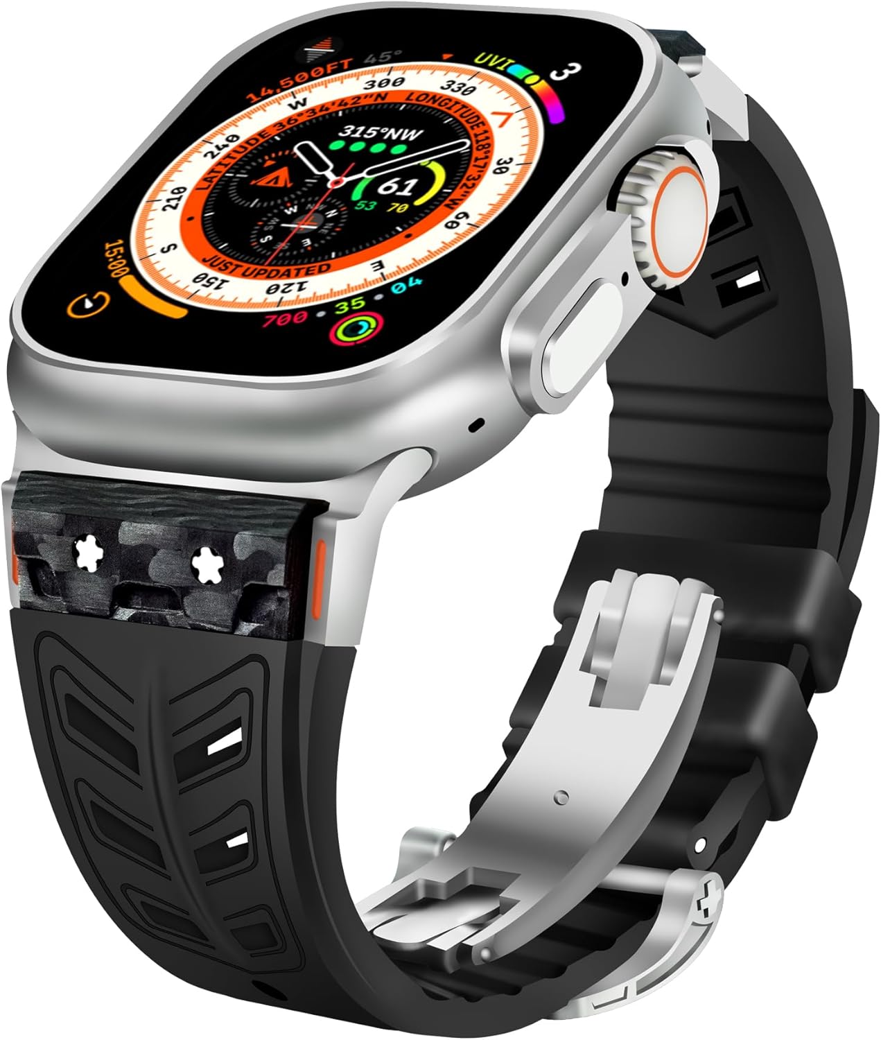 Luxury Carbon Fiber Watch Band for Apple Watch