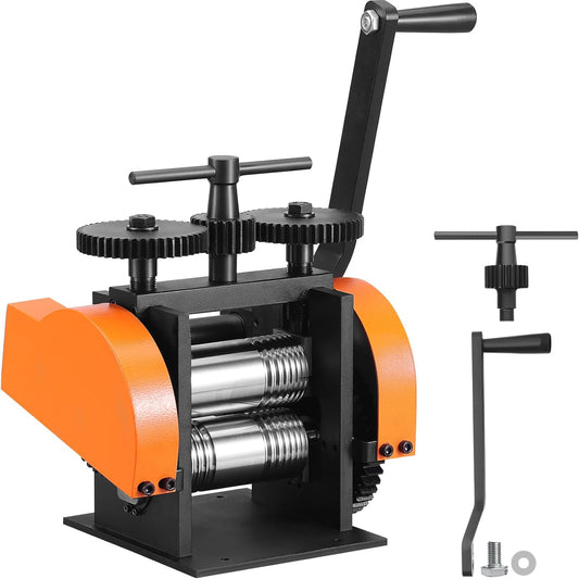 VEVOR Rolling Mill for Jewelry Making - 3-in-1 Multi-Function