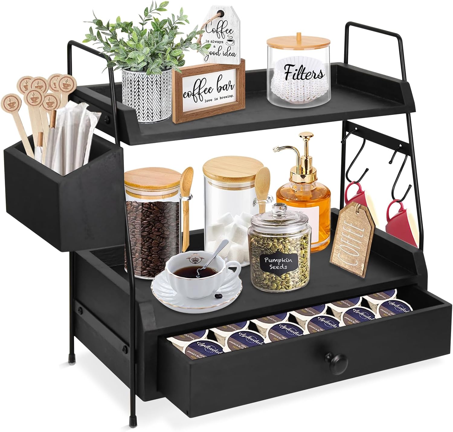 Kitchen Coffee Station Organizer by Megsooul