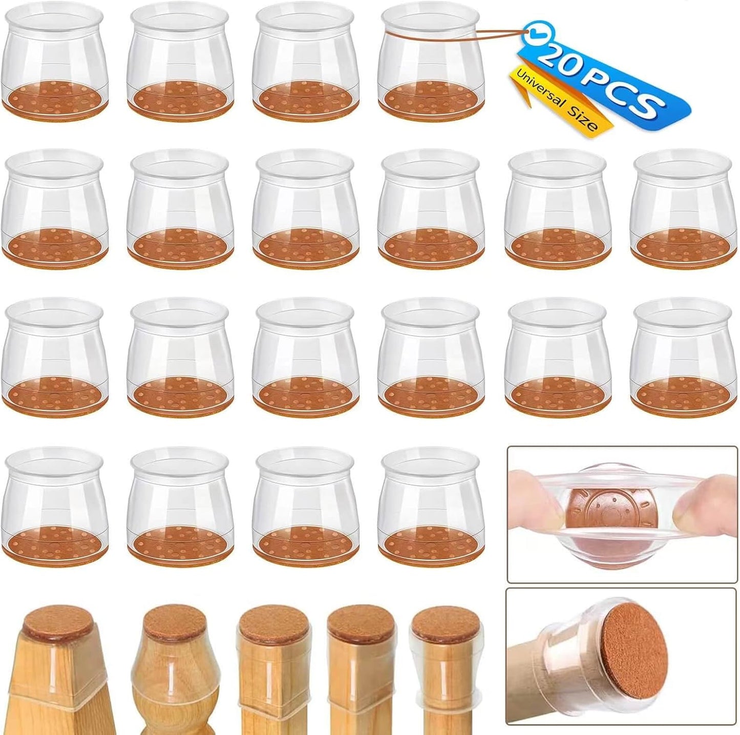 Protect Your Hardwood Floors with Chair Leg Protectors