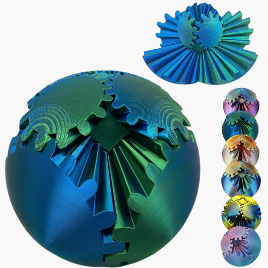 ULTHOOL 3D Gear Ball Fidget Toy - Anxiety & Stress Relief