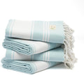 Salt Earth Cotton Turkish Beach Towel Set of 4 - Quick Dry Large