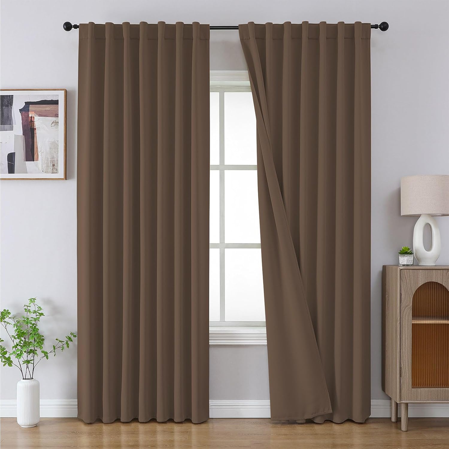 CUCRAF Blackout Curtains for Bedroom and Living Room 96 in
