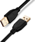 USB A to A Male Cable 65Ft - Long Reach USB 2.0 Connection
