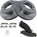 TRQ Front Brake Pad & Rotor Kit Compatible with Dodge Ram - Direct Fit
