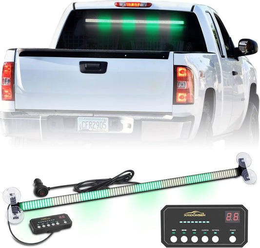 XRIDONSEN 35 inch Traffic Advisor Light Bar for Safety Use