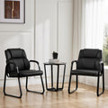 Waiting Room Guest Chair Set of 2 - Comfortable Stationary Reception