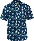 Tipsy Elves Men's Short Sleeve Holiday Button Down Shirt - Fun