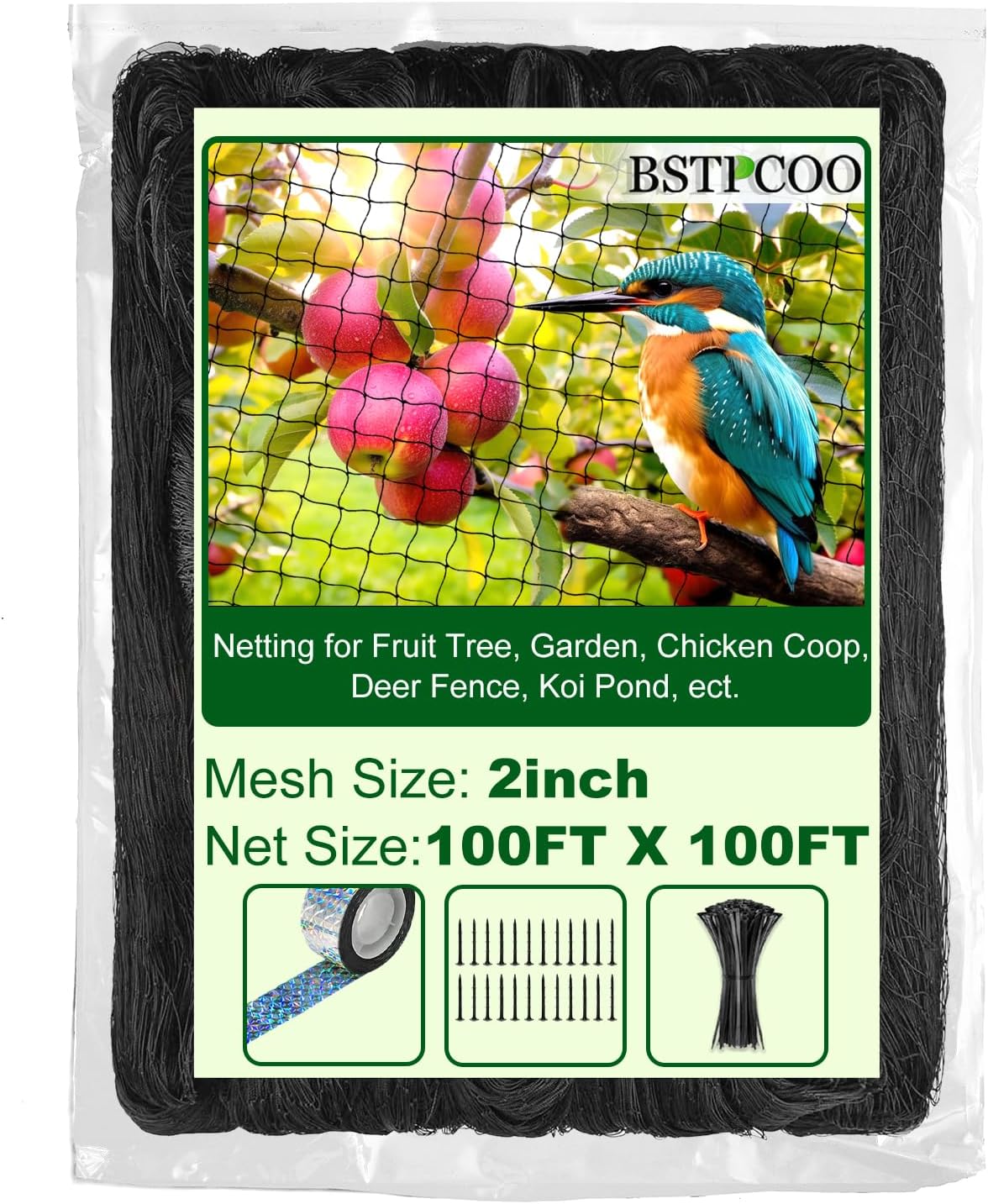 Heavy Duty Bird Netting for Garden and Chicken Coop Protection