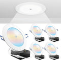 Sunco Motion Sensor Recessed Light 6 in LED Slim Downlight - Motion