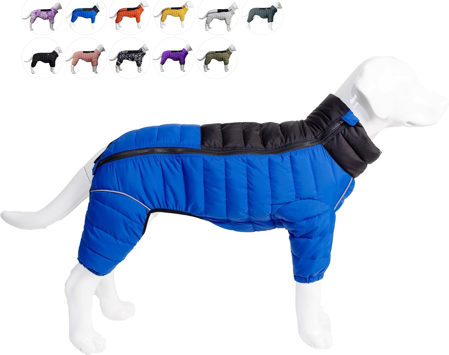 Lovelonglong Warm Jacket for Dogs - Waterproof Windproof Vest