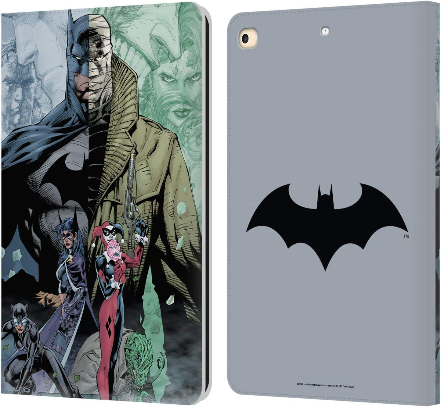 Batman DC Comics Hush Leather Wallet Case for iPad 9.7 2017/2018