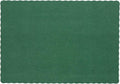 Royal Dark Green Disposable Placemat 9.25 in x 13.25 in - Bulk 1000