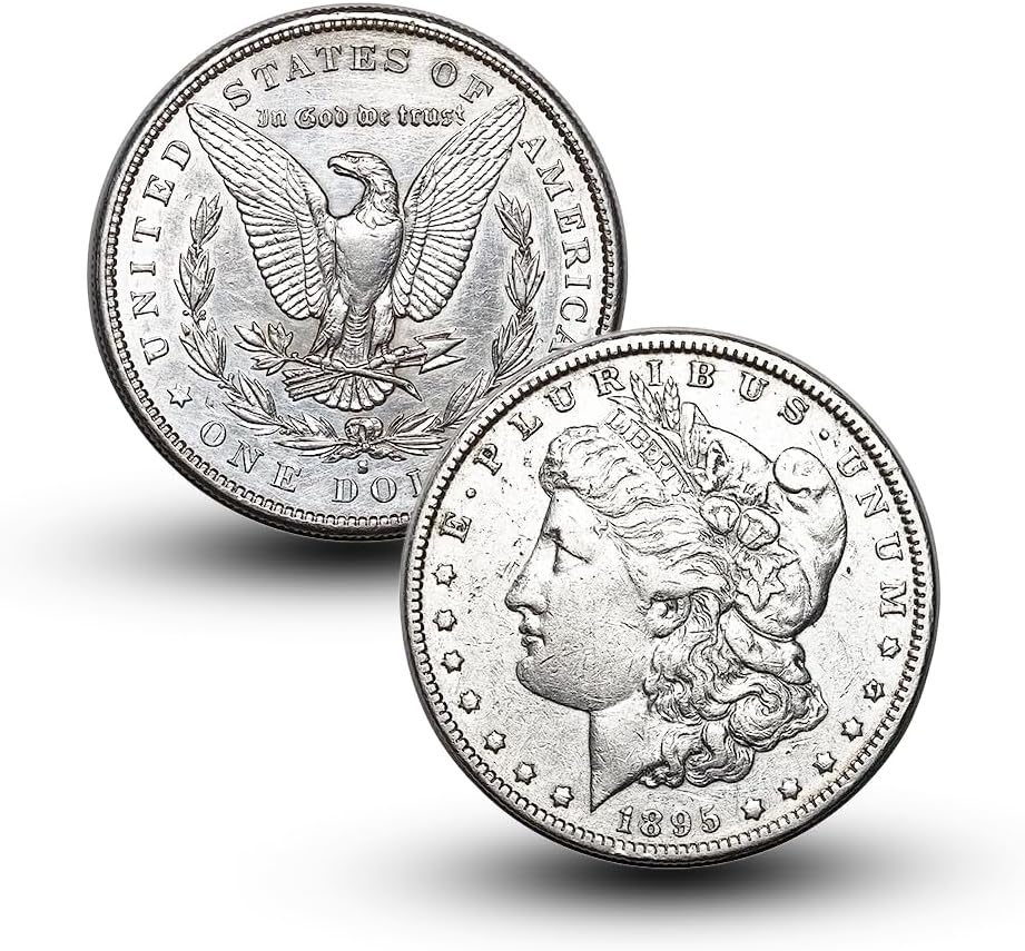 Antique 1895 S Morgan Silver Dollar Coins for Collectors