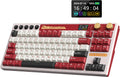 RK M87 Wireless Gaming Keyboard: Dual Knob, RGB Cream Switch