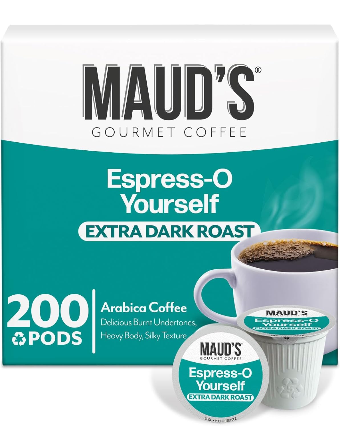 Maud's Espresso Coffee Pods - Dark Roast 100% Arabica Coffee