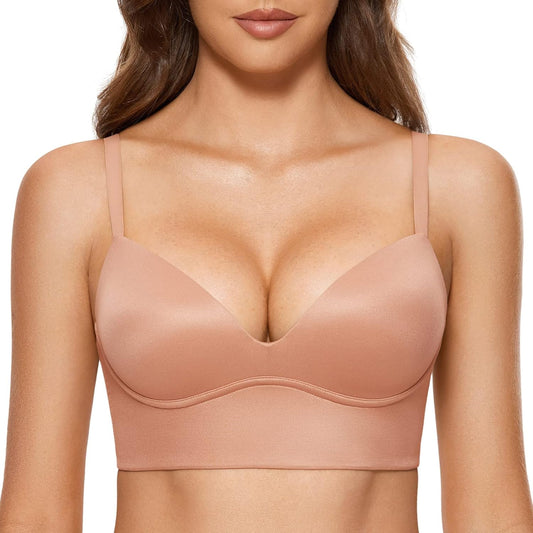 DOBREVA Women's Push Up Wireless Bra for Ultimate Comfort
