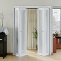 Bifold Doors for 60in x 80in Opening - Premium Frosted Closet Door