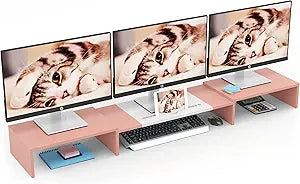 WESTREE Triple Dual Monitor Stand Riser for 1-3 Monitors