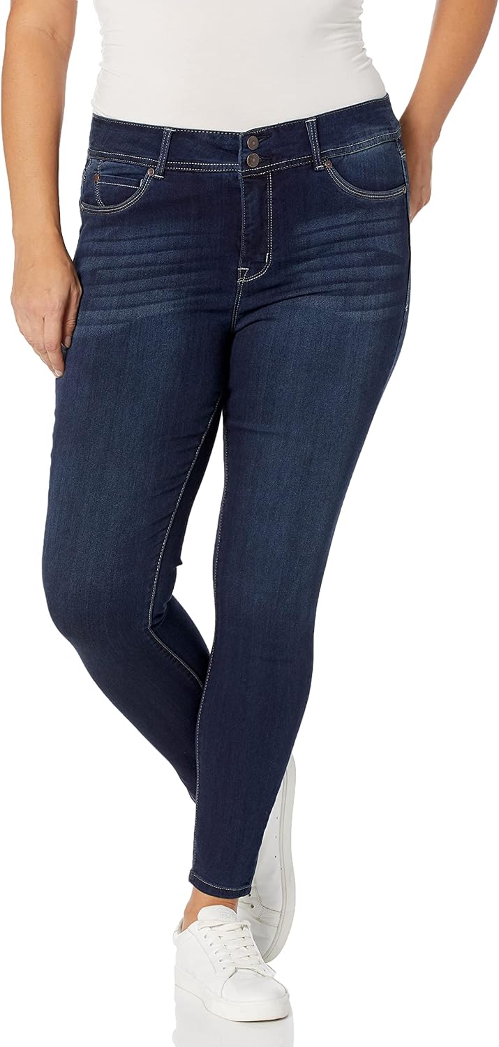 WallFlower Women's Ultra Fit Mid-Rise Insta Soft Denim Jeans