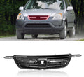 Front Dark Gray Shell Insert Grille for 2002-2004 Honda CR-V - Clean