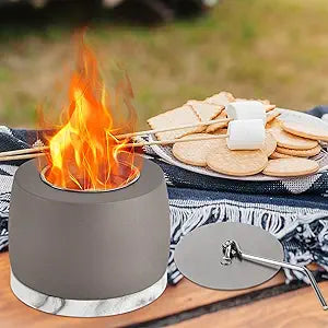 XIOYIG Tabletop Fire Pit - Portable Indoor Outdoor Fire Bowl
