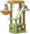 Taoqimiao Cat Tree 38.5-in Cat Tower for Kittens - Plush Condo