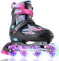 Sowume Adjustable Inline Skates for Girls and Boys - Light Up
