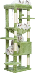 Heybly Cat Tree for Large Cats, 60in XXL Cat Tower for Indoor Use