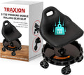 Traxion 400lb Capacity Carbon Fiber Simulated ProGear Rolling Seat