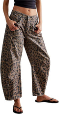 Women's Mid Rise Barrel Jeans for a Classic Vintage Style