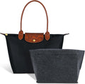 Tote Bag for Women With Purse Organizer Insert - Foldable Nylon