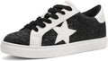 Party Women's Fashion Star Sneaker Lace Up Low Top (Style 2T8J)