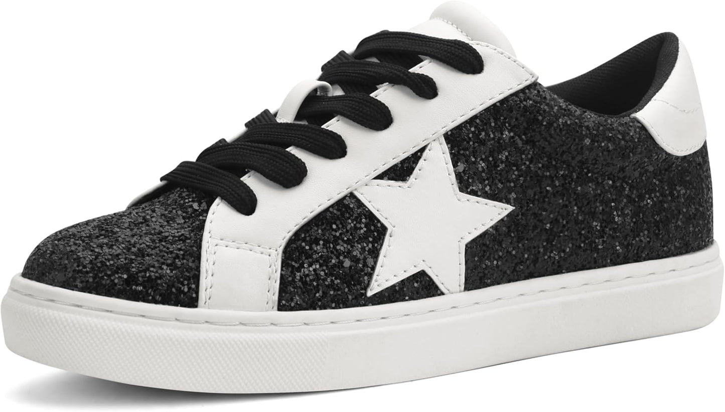 Stylish Star Sneakers for Women - Comfortable Lace Up Shoes