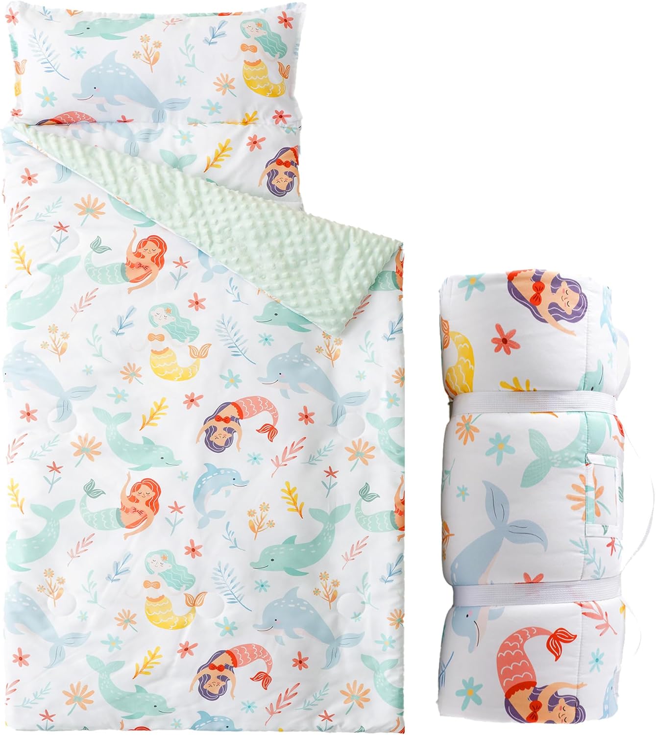 Bunnikins & Clover Toddler Nap Mat for Easy Clean Comfort