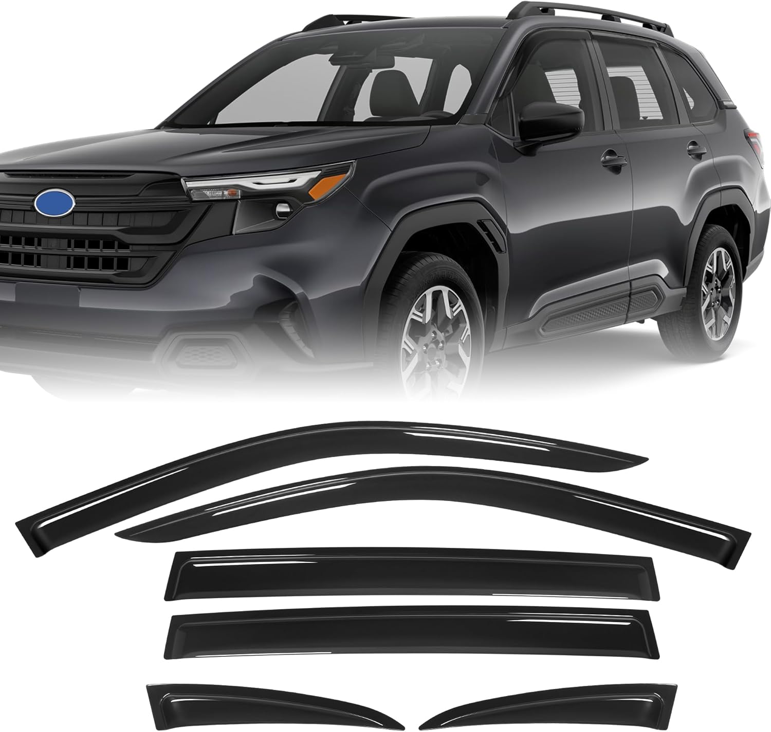 Rain Guards for Subaru Forester 2025 2026 - Stylish Window Visors