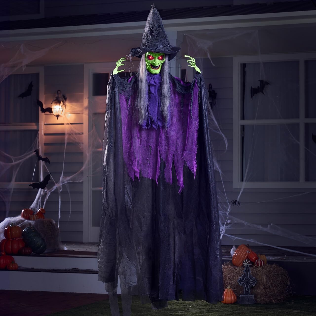 72 Halloween Hanging Witch Decorations for Spooky Outdoor Fun