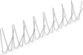 EnviroSpike Stainless Steel Anti Bird Spikes (50 ft) - Humane Rooftop